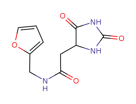 2-(2,5-dioxoimidazolidin-4-yl)-N-(furan-2-yl-methyl)acetamide