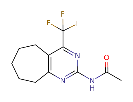 4-trifluoromethyl-6,7,8,9-tetrahydro-5H-cyclohepta[d]-2-acetylaminopyrimidine