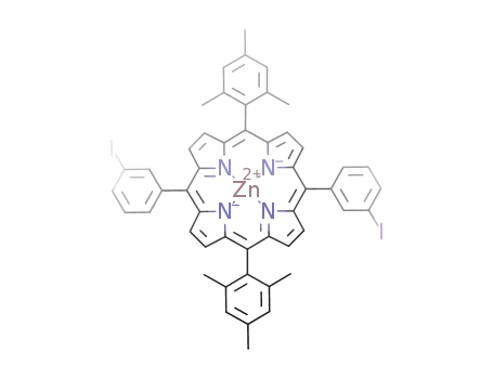 zinc 5,15-dimesityl-10,20-bis(3-iodophenyl)porphyrin
