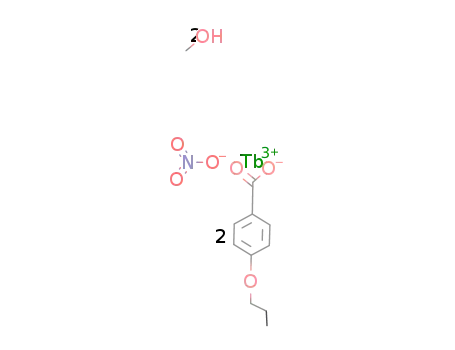 [Tb(4-ethoxybenzoate)2(NO3)](CH3OH)2]n