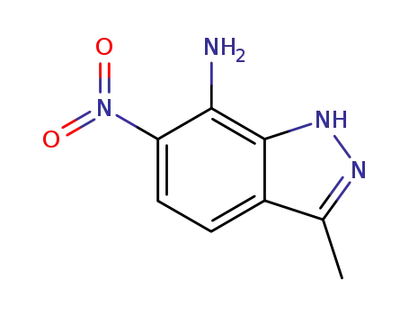 3-methyl-6-nitro-1(2)H-indazol-7-ylamine