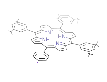 5-(4'-iodophenyl)-10,15,20-tris(3'',5''-di-tert-butylphenyl)porphin