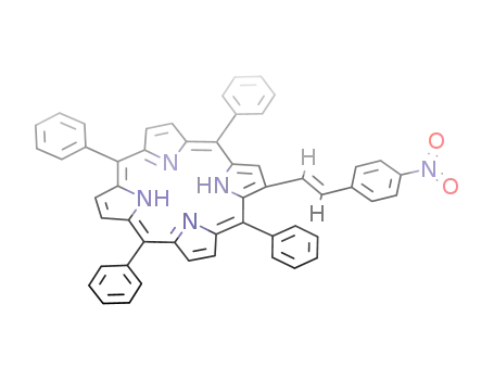 4-(trans-2-(5,10,15,20-tetraphenylporphyrin-2-yl)ethen-1-yl)nitrobenzene