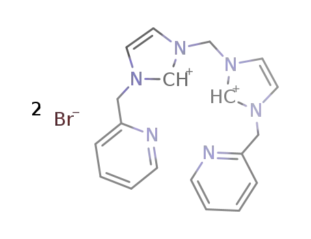 1,1'-di(2-picolyl)-3,3'-methylenediimidazolium dibromide
