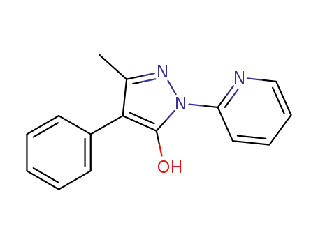 3-methyl-4-phenyl-1-(pyridin-2-yl)-1H-pyrazol-5-ol