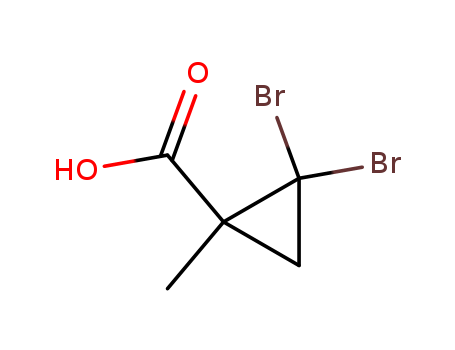 Cyclopropanecarboxylic acid, 2,2-dibromo-1-methyl-
