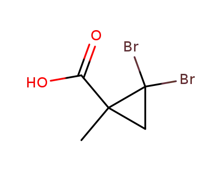 Cyclopropanecarboxylic acid, 2,2-dibromo-1-methyl-