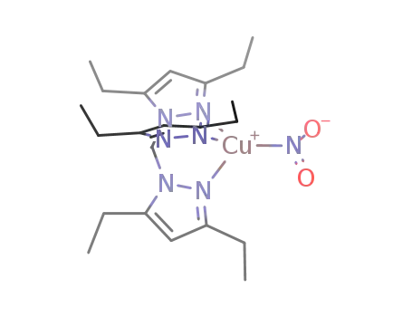 (tris(3,5-diethyl-1-pyrazolyl)methane)Cu(NO2)
