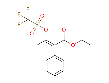 ethyl (Z)-2-phenyl-3-(trifluoromethylsulfonyloxy)but-2-enoate
