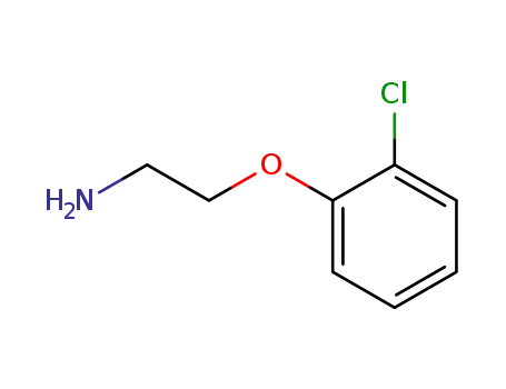 Molecular Structure of 26378-53-0 (2-(2-CHLOROPHENOXY)ETHYLAMINE)