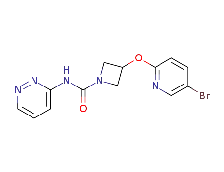 3-(5-bromo-pyridin-2-yloxy)-azetidine-1-carboxylic acid pyridazin-3-ylamide