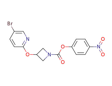 3-(5-bromo-pyridin-2-yloxy)-azetidine-1-carboxylic acid 4-nitro-phenyl ester