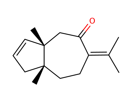 1,7-dimethyl-4-isopropylidenebicyclo[5.3.0]dec-9-en-3-one
