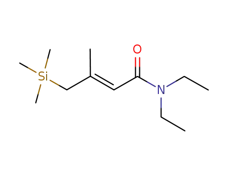 (E)-N,N-diethyl-3-methyl-4-trimethylsilyl-but-2-enamide