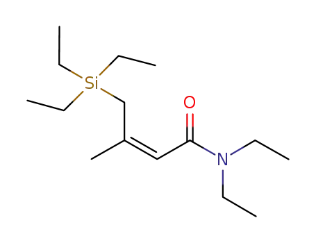 (Z)-N,N-diethyl-3-methyl-4-triethylsilyl-but-2-enamide