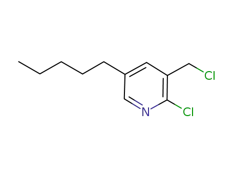 2-chloro-3-(chloromethyl)-5-pentylpyridine