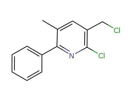 2-chloro-3-(chloromethyl)-5-methyl-6-phenylpyridine