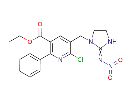 2-(1-{[2-chloro-5-(ethoxycarbonyl)-6-phenyl-3-pyridyl]-methyl}tetrahydro-1H-2-imidazolyliden)-1-oxo-1-hydraziniumolate