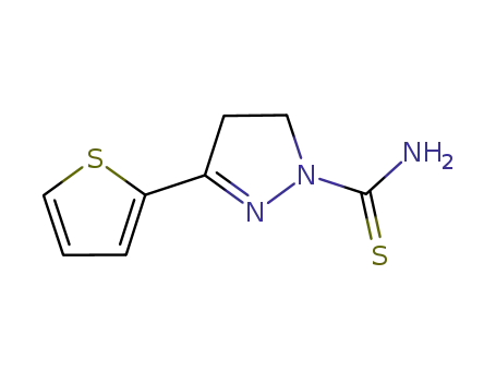 1-thiocarbamoyl-3-(thiophen-2-yl)-4,5-dihydropyrazole