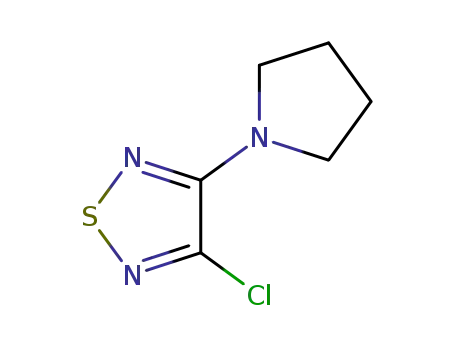 3-(pyrrolidin-1-yl)-4-chloro-1,2,5-thiadiazole