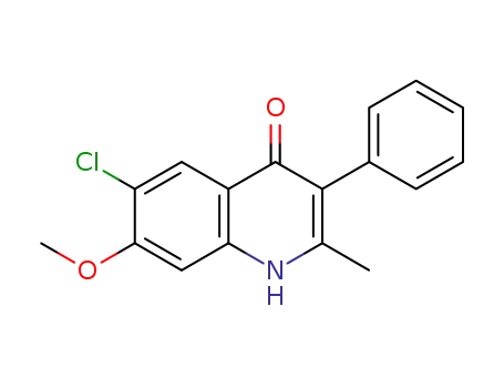 6-chloro-7-methoxy-2-methyl-3-phenylquinolin-4(1H)-one