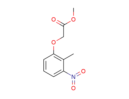Molecular Structure of 1089691-61-1 (methyl 2-(2-methyl-3-nitrophenoxy)acetate)