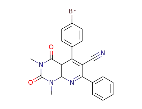 5-(4-Bromophenyl)-1,3-dimethyl-2,4-dioxo-7-phenyl-1,2,3,4-tetrahydropyrido[2,3-d]pyrimidine-6-carbonitrile