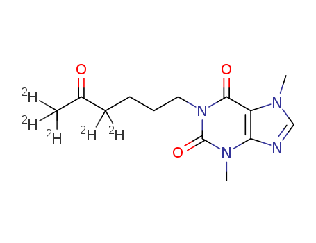 Pentoxifylline-4′,4′,6′,6′,6′-d5