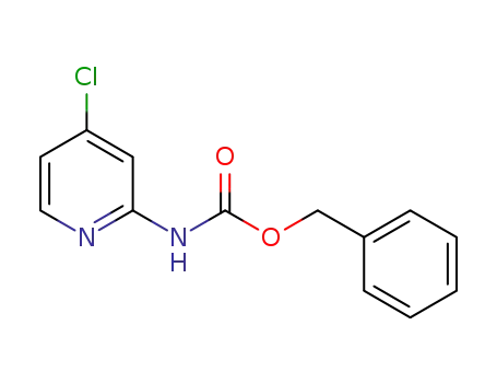 Molecular Structure of 1073372-14-1 (BENZYL 4-CHLOROPYRIDIN-2-YLCARBAMATE)