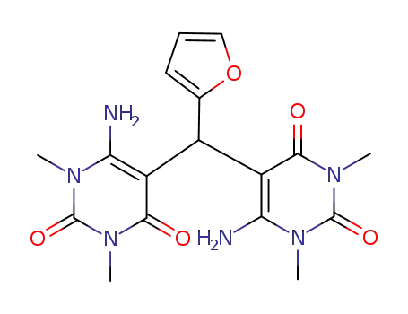 6,6'-diamino-1,1',3,3'-tetramethyl-5,5'-(2-furyl)bis[pyrimidine-2,4(1H,3H)-dione]
