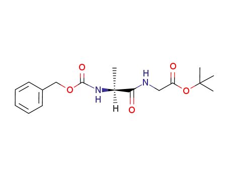 Molecular Structure of 13512-48-6 (tert-butyl N-[(benzyloxy)carbonyl]alanylglycinate)