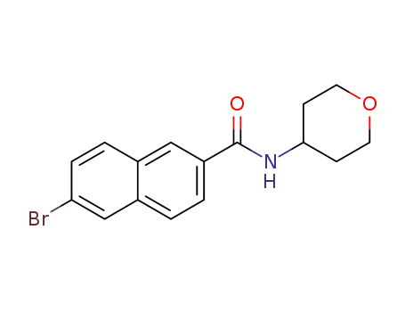 6-bromonaphthalene-2-carboxylic acid (tetrahydropyran-4-yl)amide