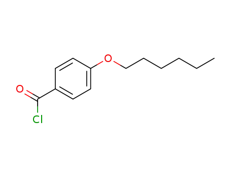 Molecular Structure of 39649-71-3 (4-N-HEXYLOXYBENZOYL CHLORIDE)