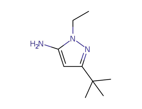 Molecular Structure of 874136-24-0 (1H-Pyrazol-5-amine, 3-(1,1-dimethylethyl)-1-ethyl-)