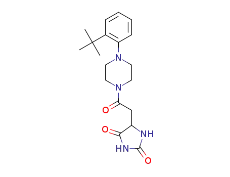 5-{2-[4-(2-tert-butylphenyl)piperazin-1-yl]-2-oxoethyl}imidazolidine-2,4-dione