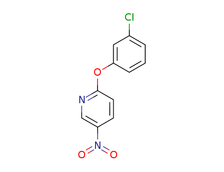 Pyridine, 2-(3-chlorophenoxy)-5-nitro-