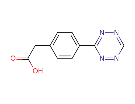 2-(4-(1,2,4,5-tetrazin-3-yl)phenyl)acetic acid