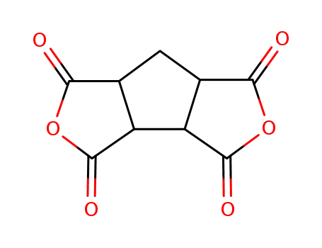 Molecular Structure of 6053-68-5 (1,2,3,4-CYCLOPENTANETETRACARBOXYLIC DIANHYDRIDE)