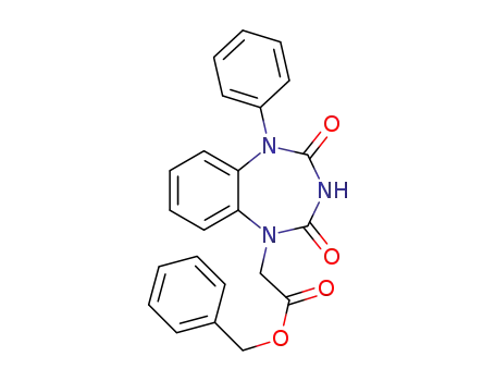 benzyl-2-(2,4-dioxo-5-phenyl-2,3,4,5-tetrahydro-1H-benzo[f][1,3,5]triazepin-1-yl)acetate