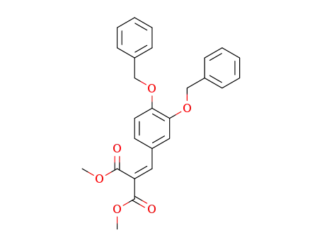 1,3-dimethyl 2-[3,4-bis(benzyloxy)benzylidene]malonate