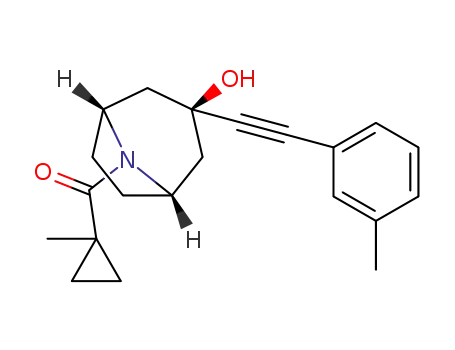 ((3r)-3-hydroxy-3-(m-tolylethynyl)-8-azabicyclo[3.2.1]octan-8-yl)(1-methylcyclopropyl)methanone
