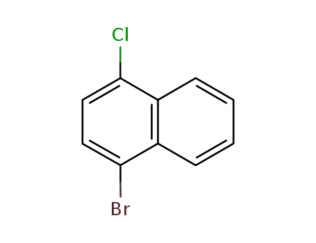 Molecular Structure of 53220-82-9 (1-Bromo-4-chloronaphthalene)