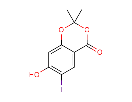7-hydroxy-6-iodo-2,2-dimethyl-4H-benzo[d][1,3]dioxin-4-one