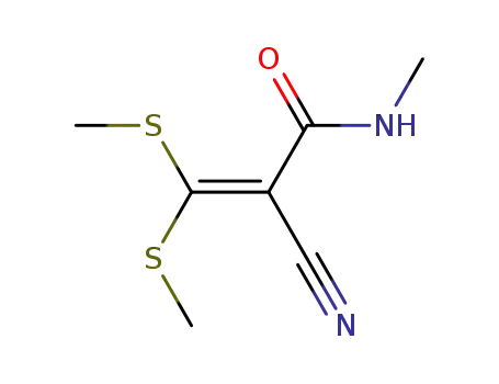 2-cyano-N-methyl-3,3-bis(methylthio)acrylamide