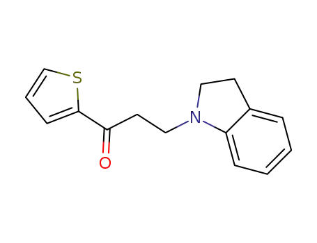 3-(indolin-1-yl)-1-(thiophen-2-yl)-1-propanone