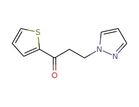 3-(1H-pyrazol-1-yl)-1-(thiophen-2-yl)-1-propanone