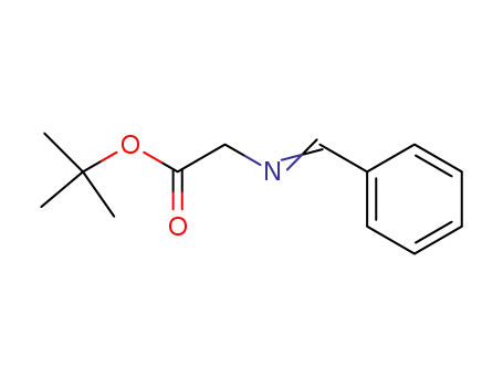 Molecular Structure of 64923-12-2 (Glycine, N-(phenylmethylene)-, 1,1-dimethylethyl ester)