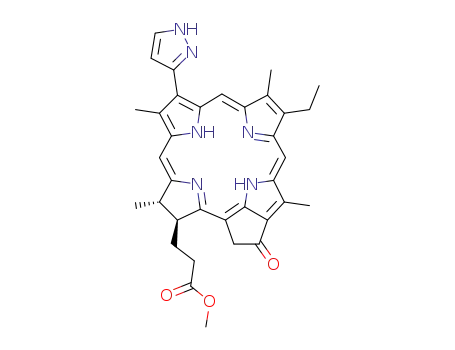 3-devinyl-3-(3-pyrazolyl)pyropheophorbide a methyl ester