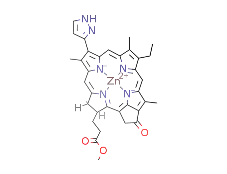 zinc 3-devinyl-3-(3-pyrazolyl)pyropheophorbide a methyl ester