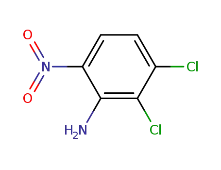 Molecular Structure of 65078-77-5 (2,3-dichloro-6-nitroaniline)